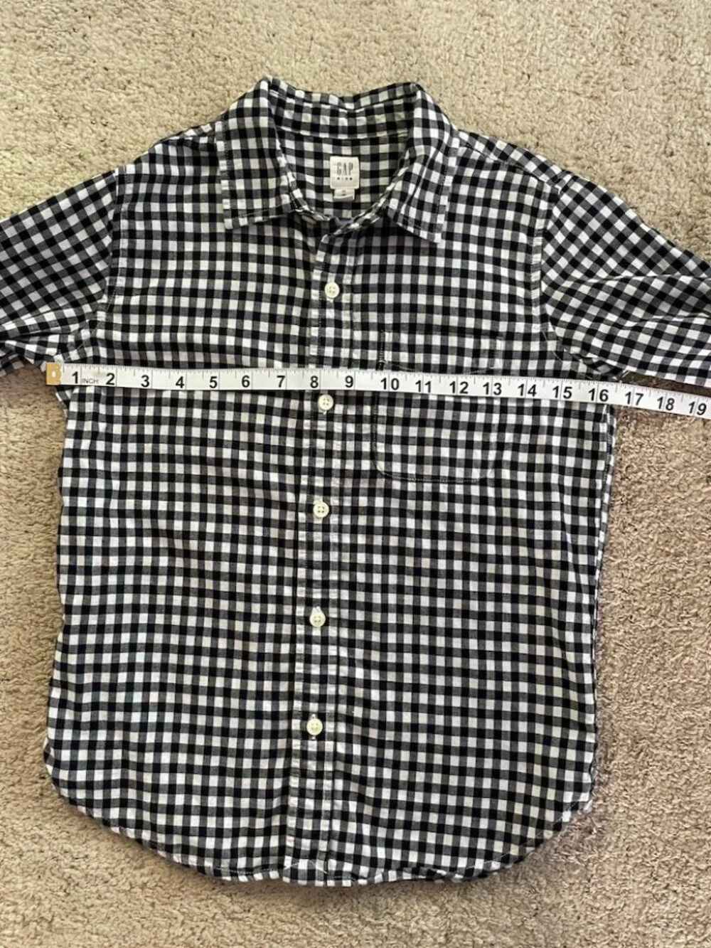 Gap Kids Bundle of Two Button Down Boy's Shirts Size M (8) EUC - Pristine